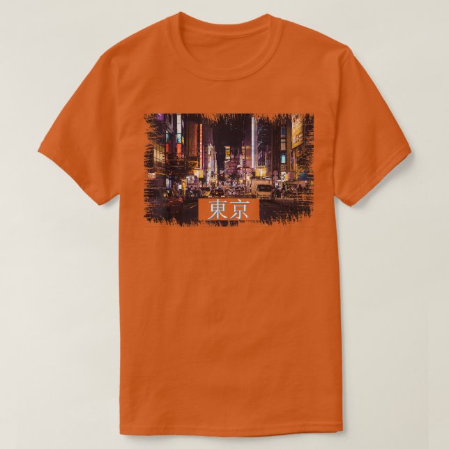 Camiseta Aesthetic Vaporwave Japan 80s 90s Meme Tokyo47 (Diseño del anverso)