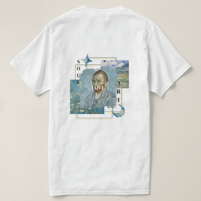 Camiseta Aesthetic Vincent Van Gogh T-Shirt (Reverso del diseño)