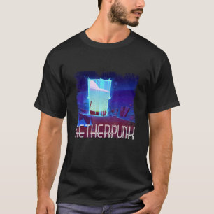 Camiseta Aetherpunk Estética Cyborg Energy Machine Magic