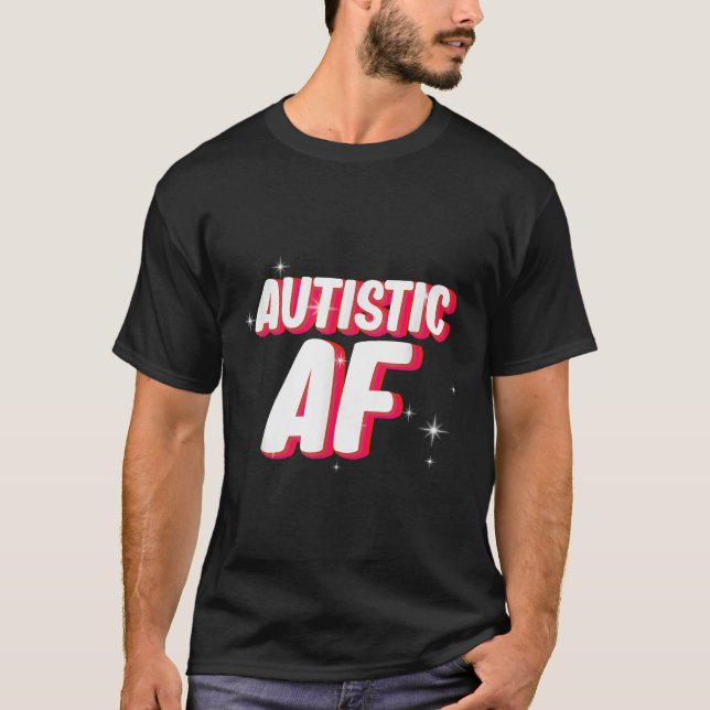 Camiseta Af autista _ Conciencia autista (Anverso)