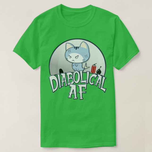 Camiseta AF diabolítico (Diseño del anverso)