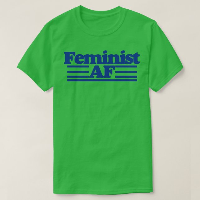 Camiseta AF feminista (Diseño del anverso)