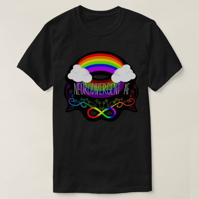 Camiseta AF neurodivergente (Diseño del anverso)