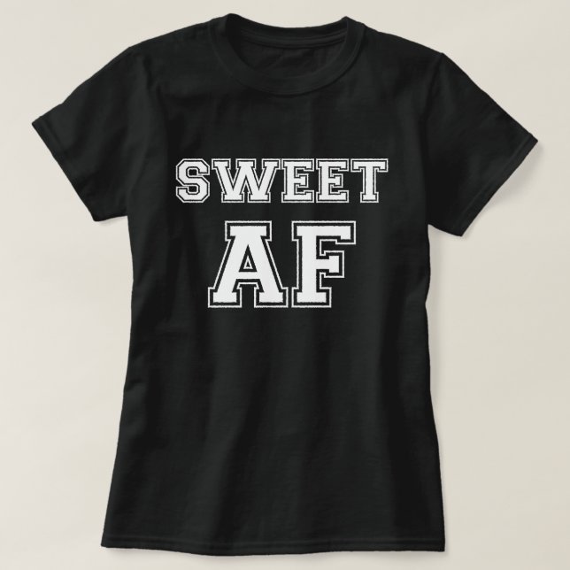 CAMISETA AF SWEET (Diseño del anverso)