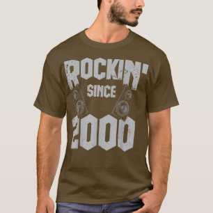 Camiseta Afanático de la música rock vintage desde 2000 Cum