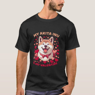 Camiseta Afecto de Akita Inu celebra el amor por la lealtad