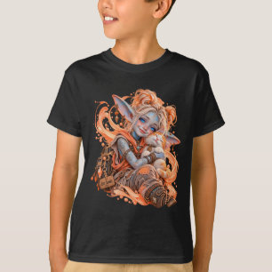 Camiseta Afecto / Pequeño Amigo / Melocotón
