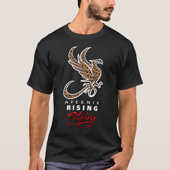 CAMISETA AFEENIX RISING STYLING BROWN SHIRT (Anverso)