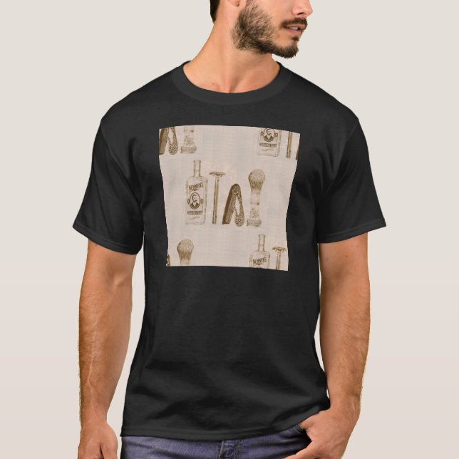 Camiseta afeitado de hombres (Anverso)