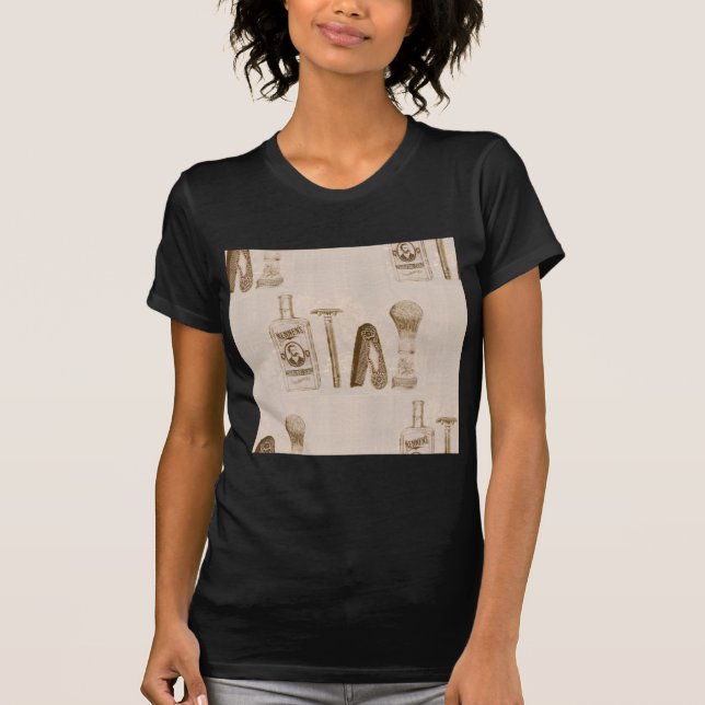 Camiseta afeitado de hombres (Anverso)