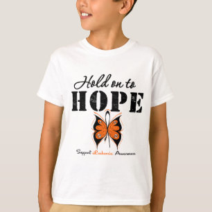 Camiseta Aferrar de la leucemia a la esperanza