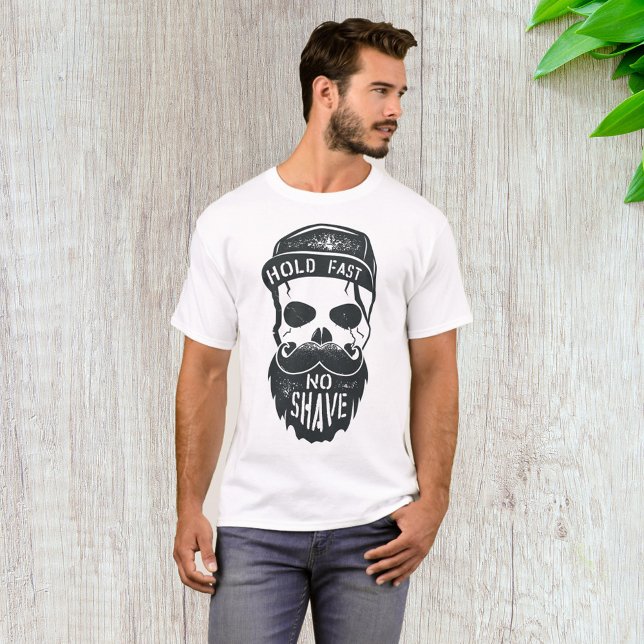 Camiseta Aferrarse Sin Afaitar (Subido por el creador)