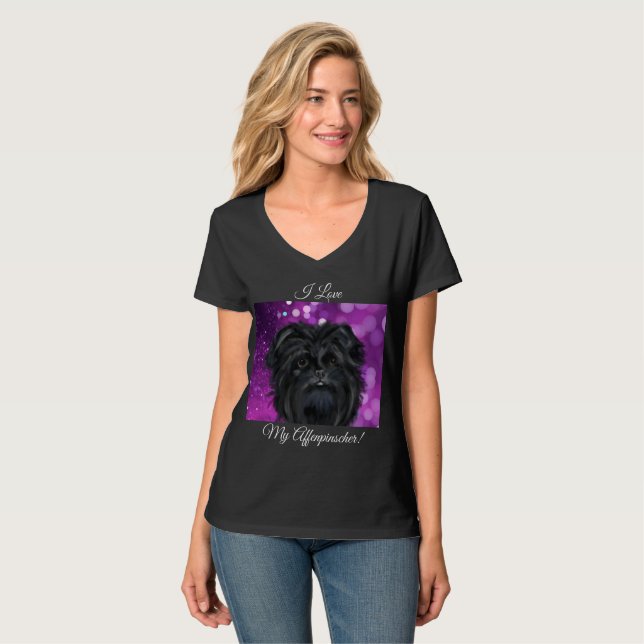 Camiseta Affenpinscher (Anverso completo)