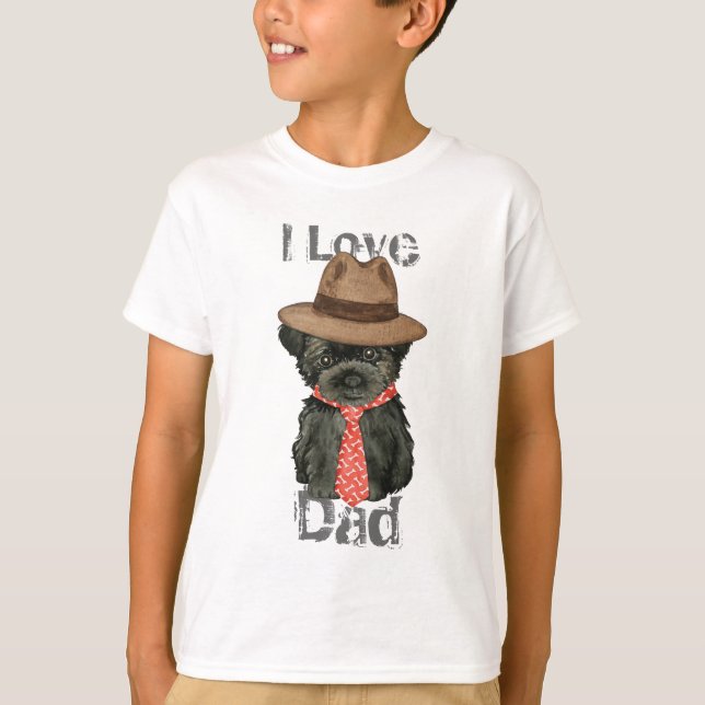 Camiseta Affenpinscher Dad (Anverso)