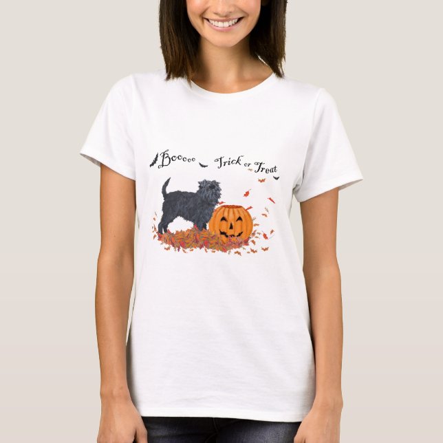 Camiseta Affenpinscher Halloween (Anverso)