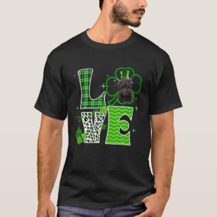 Camiseta Affenpinscher Shamrock Lucky Clover Irish St Patri