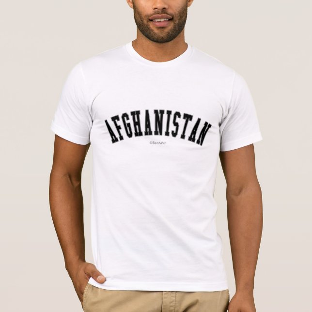 Camiseta Afganistán (Anverso)