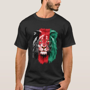 Camiseta Afganistán: Bandera de León libre Afganistán