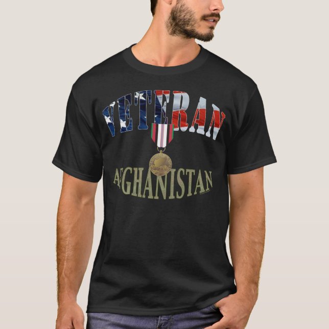 Camiseta ~ Afganistán del VETERANO (Anverso)