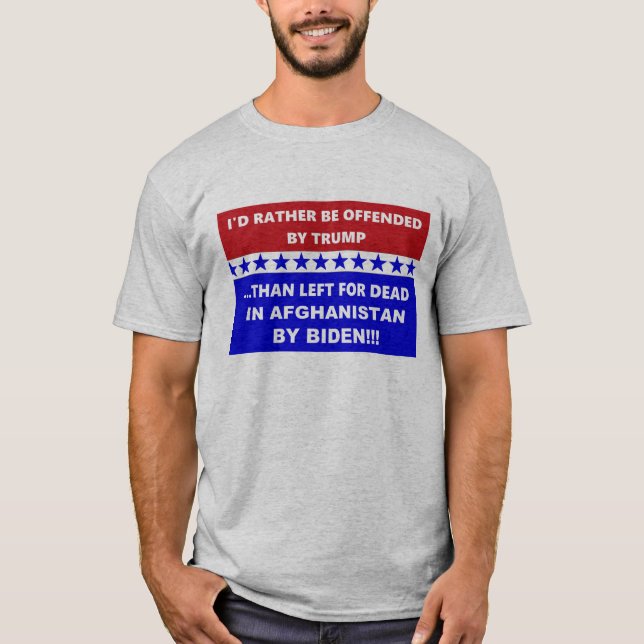 Camiseta Afganistán se fue a morir contra la Biden (Anverso)