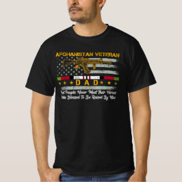 Camiseta Afganistán: Veteranos de guerra de papá