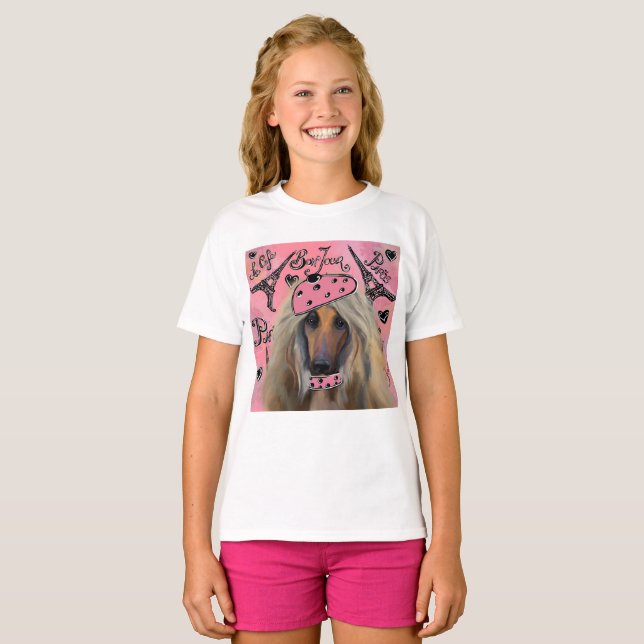 CAMISETA AFGHAN HOUND (Anverso completo)