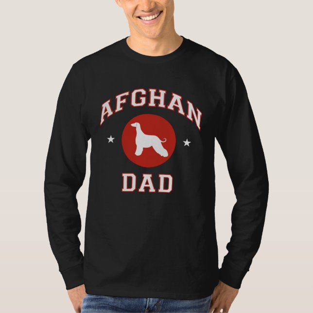 Camiseta Afghan Hound Dad (Anverso)