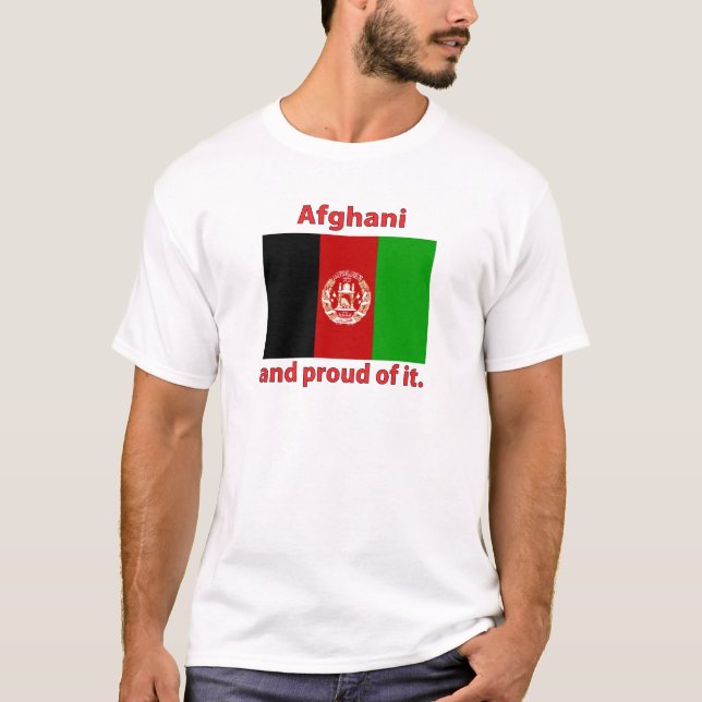 camiseta Afghani orgullosa (Anverso)