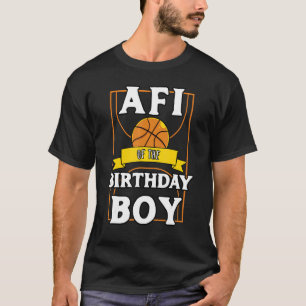 Camiseta Afi Del Fiesta De Bday Baller De Baloncesto De Cum