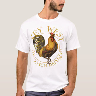 Camiseta Afiche clave para diseño de gallos en Florida Occi
