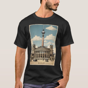 Camiseta Afiche de Berlín vintage
