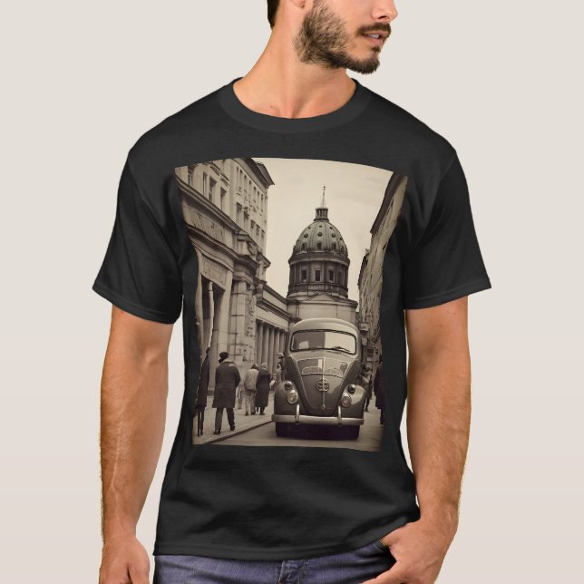 Camiseta Afiche de Berlín vintage (Anverso)