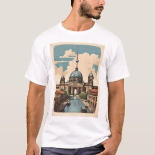 Camiseta Afiche de Berlín vintage