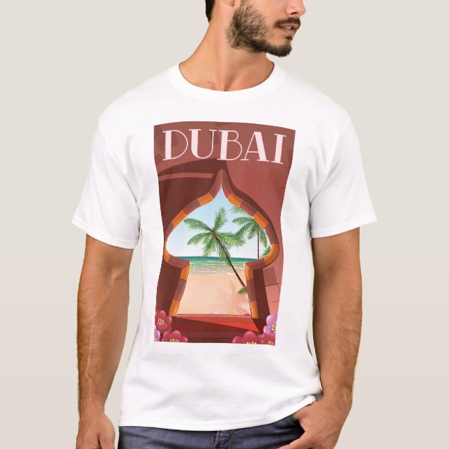 Camiseta Afiche de Dubai Palace Travel (Anverso)