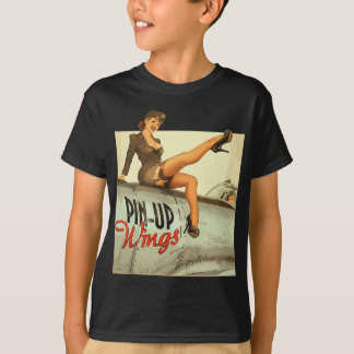 Camiseta Afiche de época WW2 para el Chica de la cuerda flo