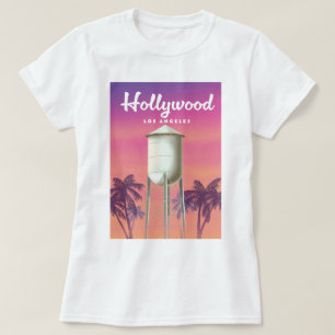 Camiseta Afiche de Hollywood Los Angeles Travel