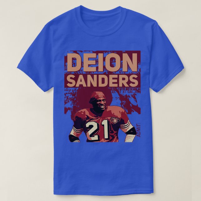 Camiseta Afiche de la época de Deion Sanders (Diseño del anverso)