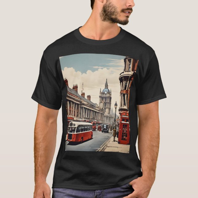 Camiseta Afiche de Londres (Anverso)