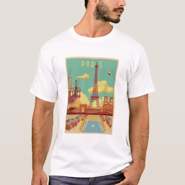 Camiseta Afiche de París (Anverso)