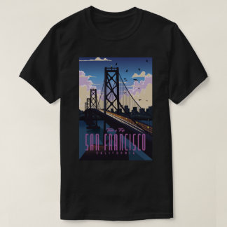 Camiseta Afiche de San Francisco Travel