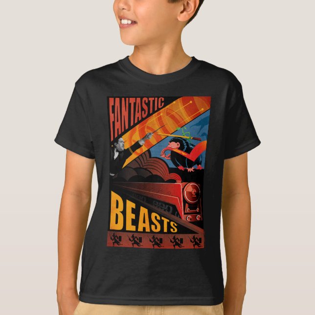 Camiseta Afiche de venado de las bestias fantásticas de Jac (Anverso)