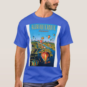 Camiseta Afiche de viaje de Albuquerque Nuevo México