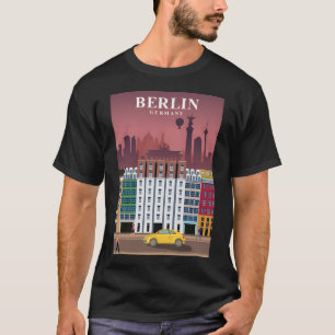 Camiseta Afiche de viaje de Berlín