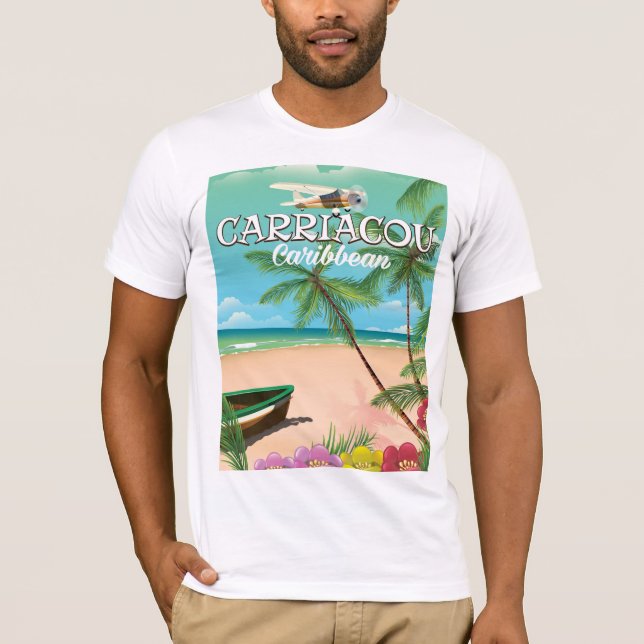 Camiseta Afiche de viaje de Carriacou (Anverso)