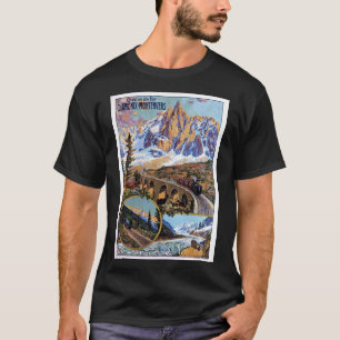 Camiseta Afiche de Viaje de Chamonix