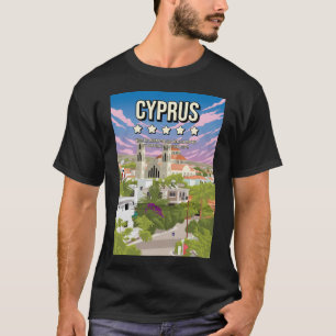 Camiseta Afiche de viaje de Funny Cyprus 5 Star Review