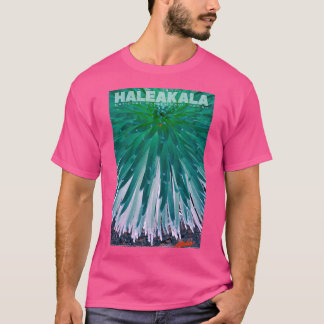 Camiseta Afiche de viaje de Haleakala al estilo vintage