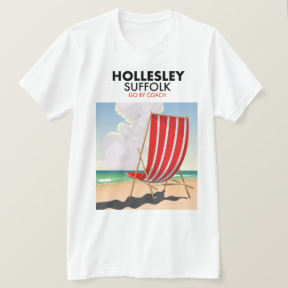 Camiseta Afiche de viaje de Hollesley Suffolk