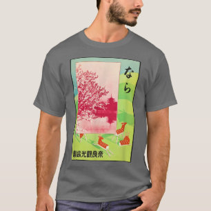 Camiseta Afiche de viaje de Japón - Flores de cerezo - Cerv