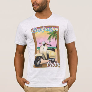 Camiseta Afiche de viaje de la ciudad de Cienfuegos
